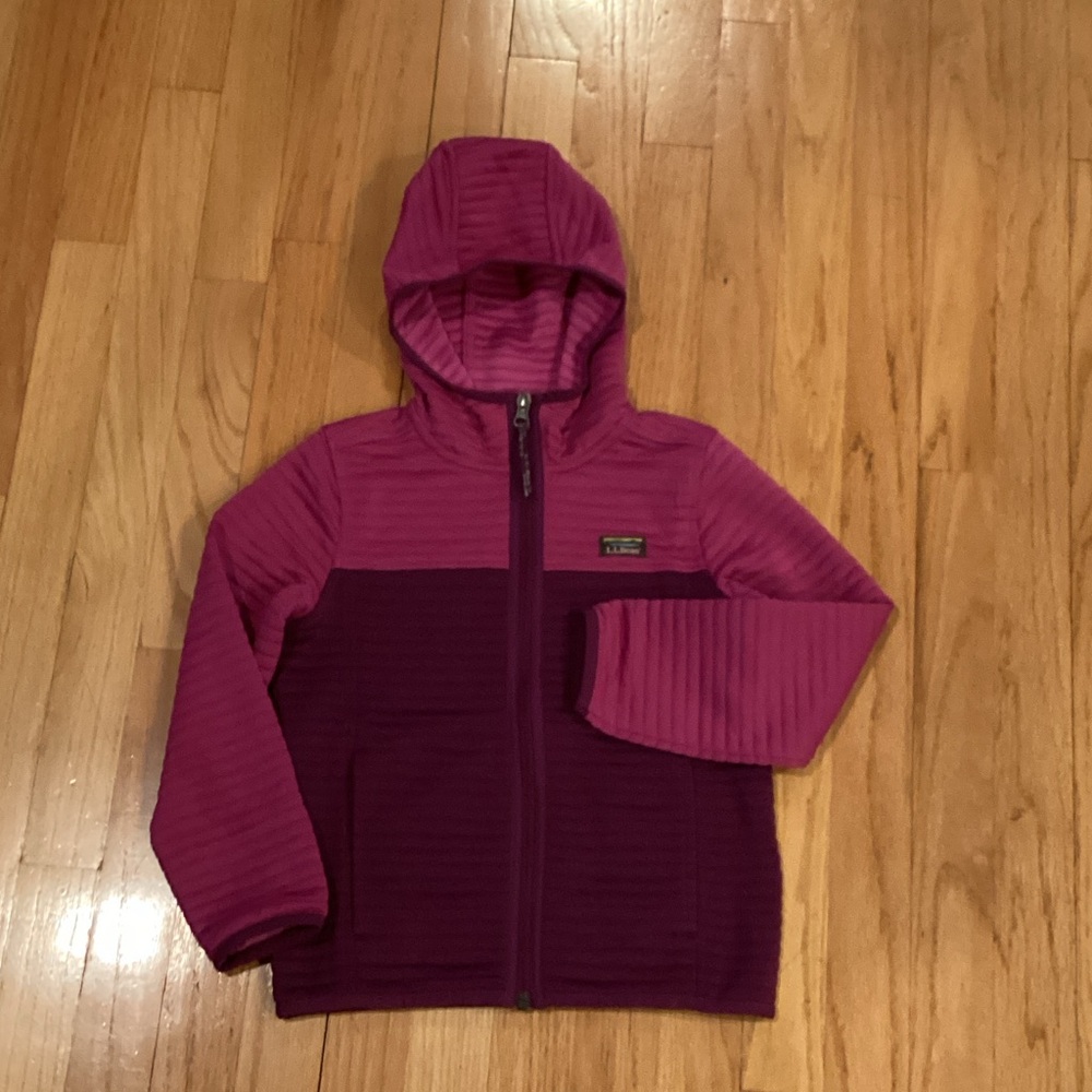 L.L. Bean Kids Airlight Hooded Zip Jacket